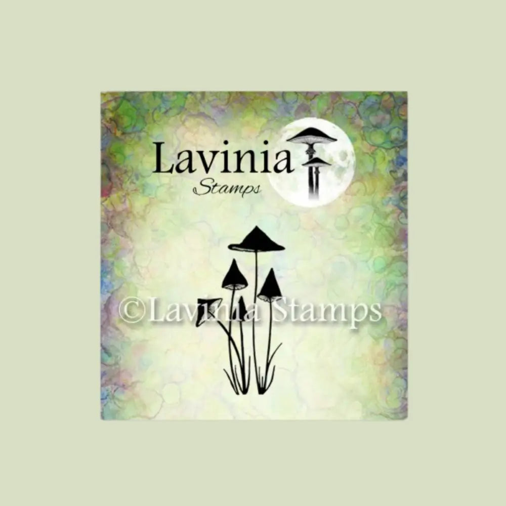 Slender Mushrooms Mini Stamp, LAV151