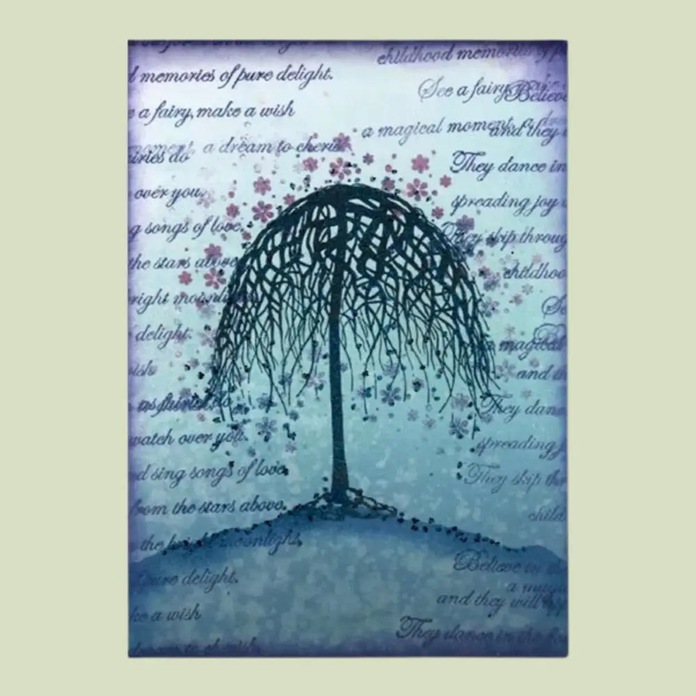 Flowers Mini Stamp, LAV256