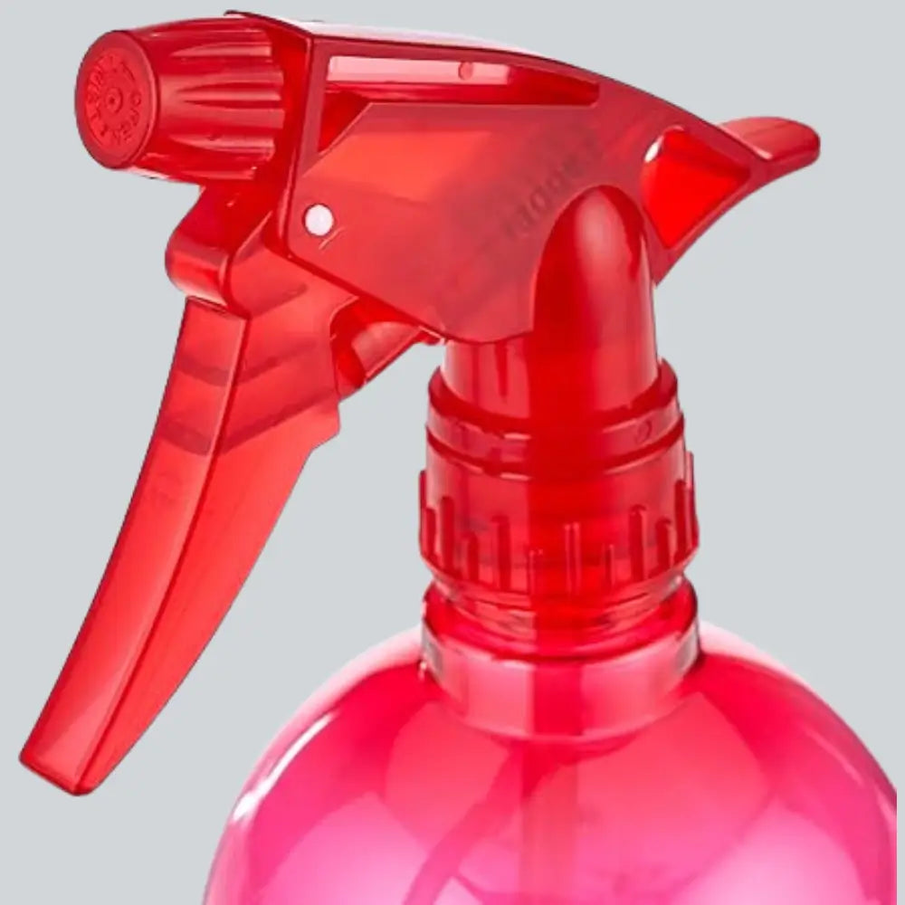 Sprühflasche rund, rot