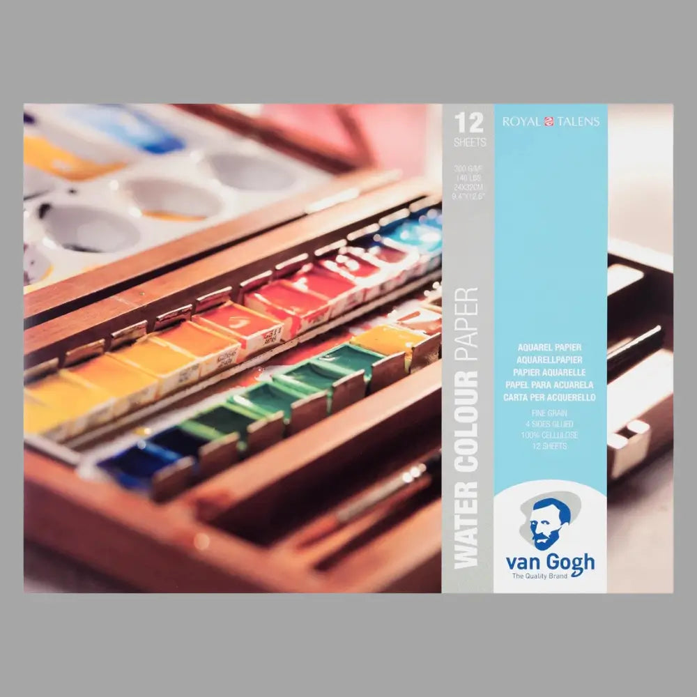 Aquarell Set: Pocket Box, Basic Colours und Aquarell Papier