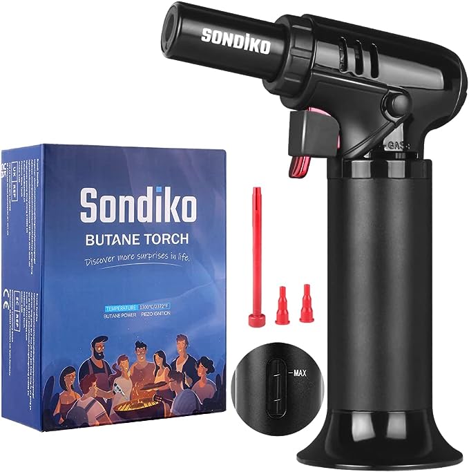 Flambierbrenner mit Tankanzeige S907