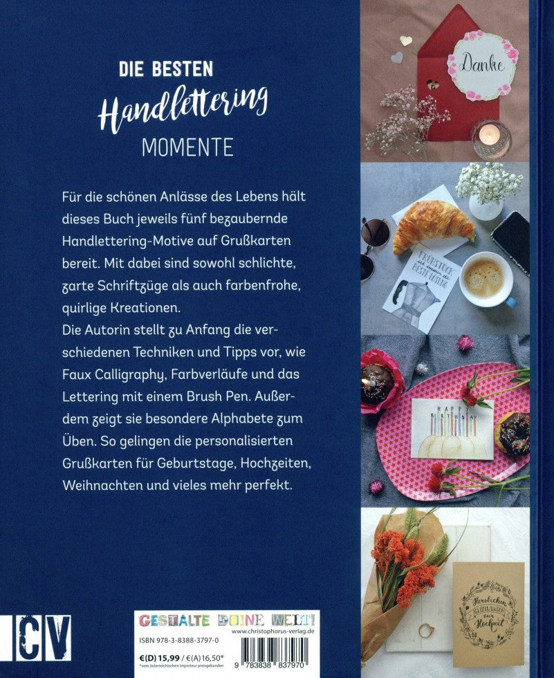 Handlettering - Grusskarten: Individuelle Sprüche & Motive für jeden Anlass