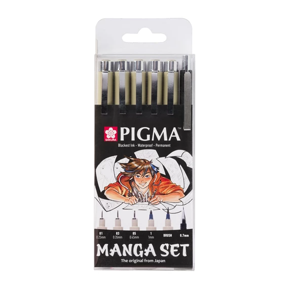 PIGMA® Manga-Set, 6-teilig