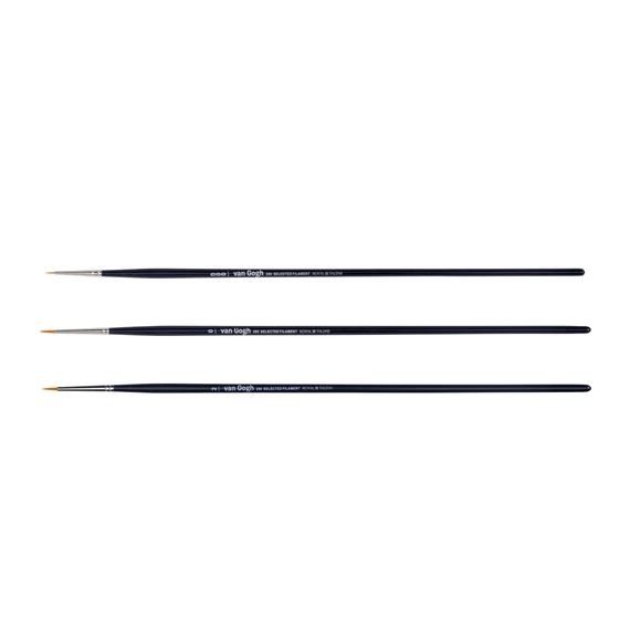 Öl-/Acrylpinsel, 3-teiliges Set, Serie 295 Nr. 000-0-2