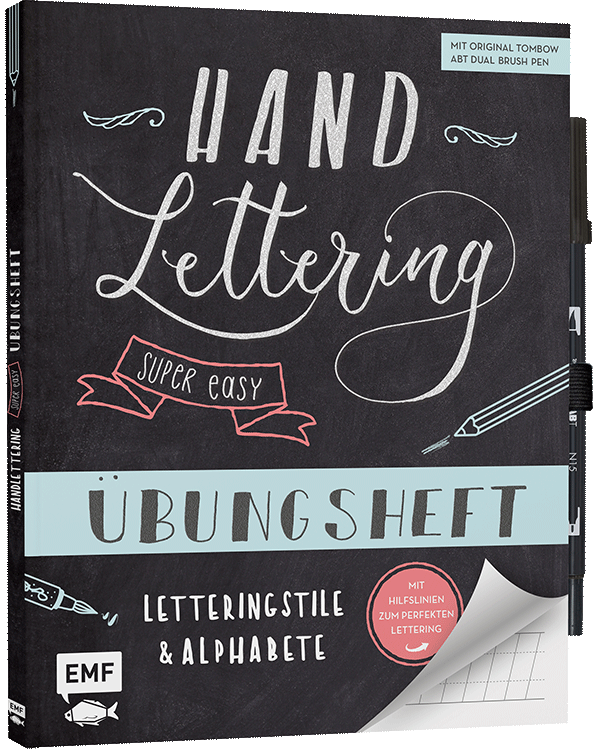 Handlettering - Super easy! Übungsheft
