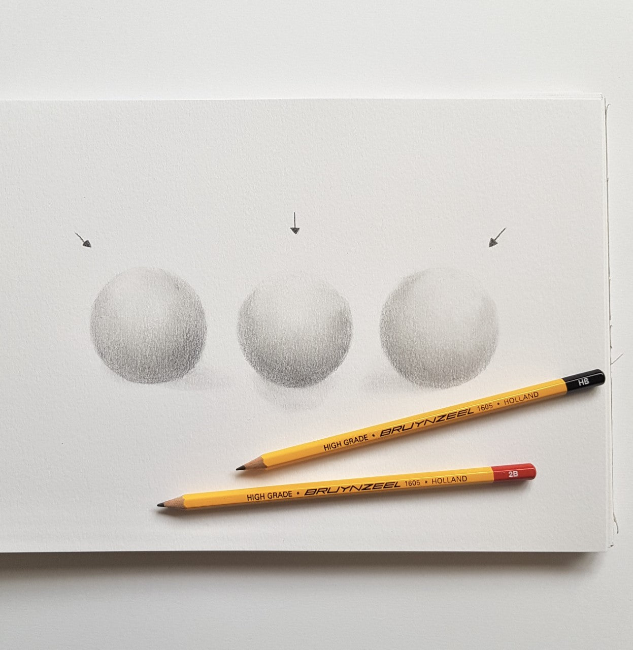 Graphite Pencil Metal Set à 6 Stk