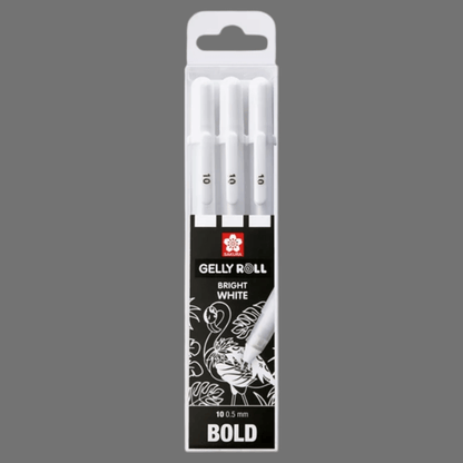 Gelly Roll, 3er-Set Weiss
