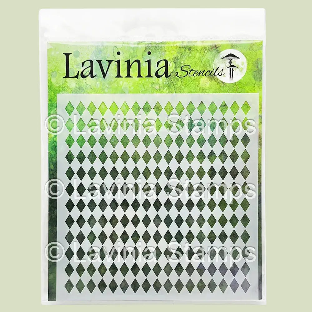 Diamond Chequerboard - Lavinia Stencils, ST049