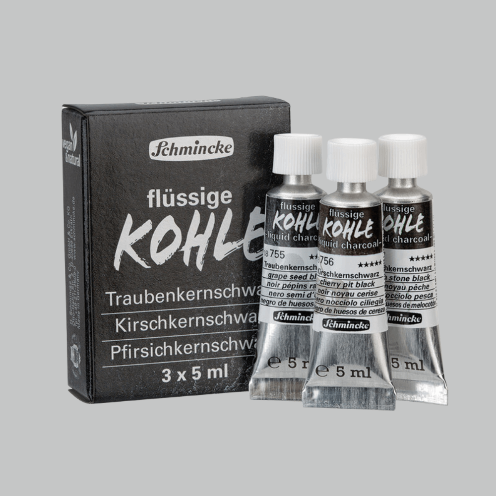 Flüssige Kohle, 3 x 5ml Set