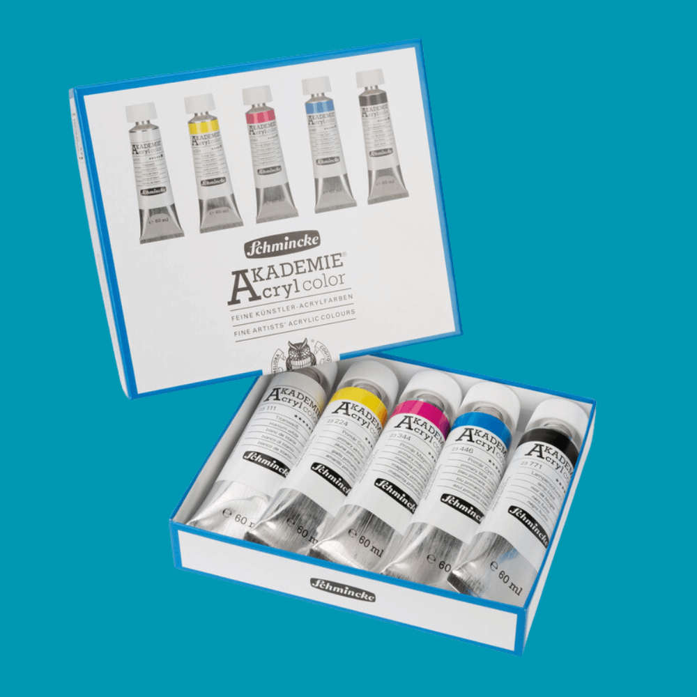 Akademie® Acrylcolor Primär-Set, 5 x 60 ml