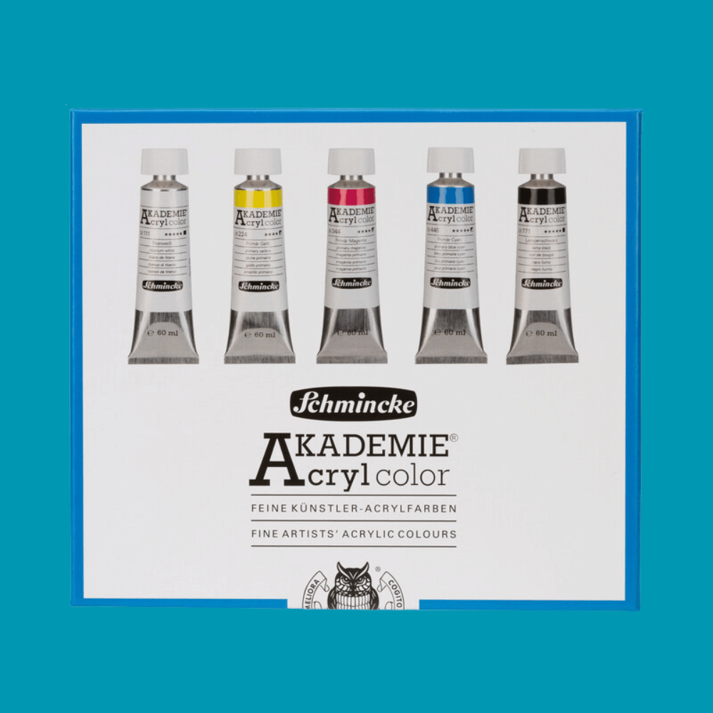 Akademie® Acrylcolor Primär-Set, 5 x 60 ml