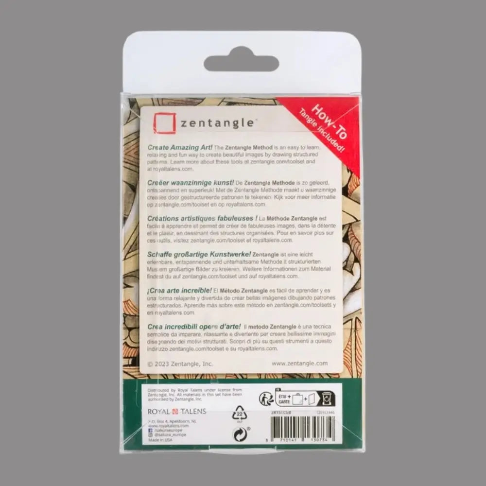 Zentangle® Renaissance Kachel Tool-Set, 15-teilig