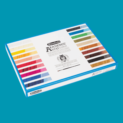 Akademie® Acrylcolor-Set Sondergrösse, 20 x 40 ml + 1 Pinsel