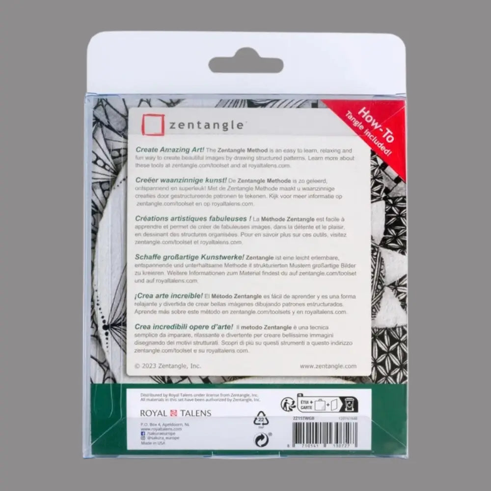 Zentangle® Zendala Kachel Tool-Set, 15-teilig