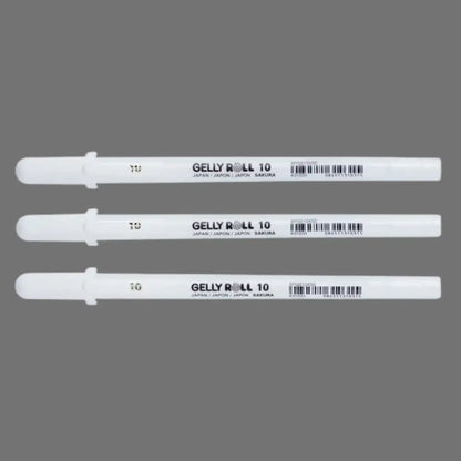 Gelly Roll, 3er-Set Weiss