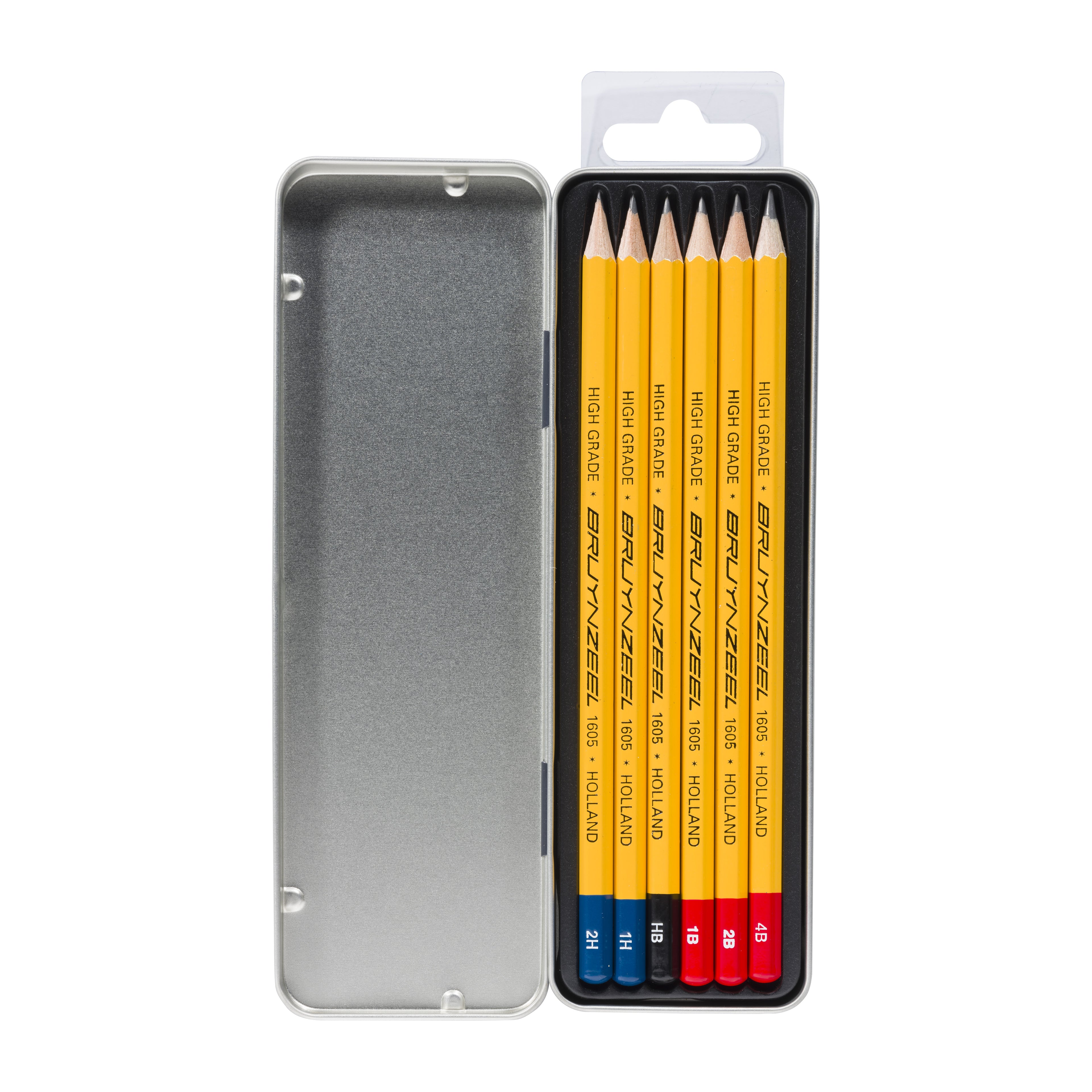 Graphite Pencil Metal Set à 6 Stk