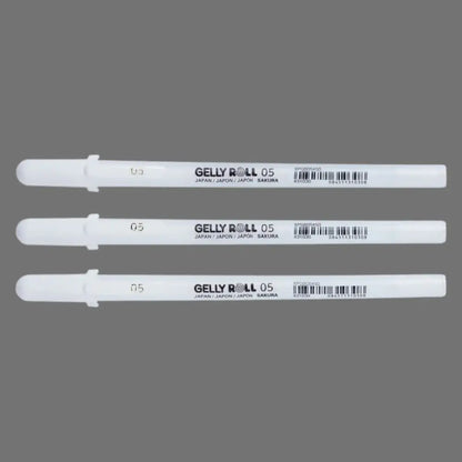 Gelly Roll, 3er-Set Weiss