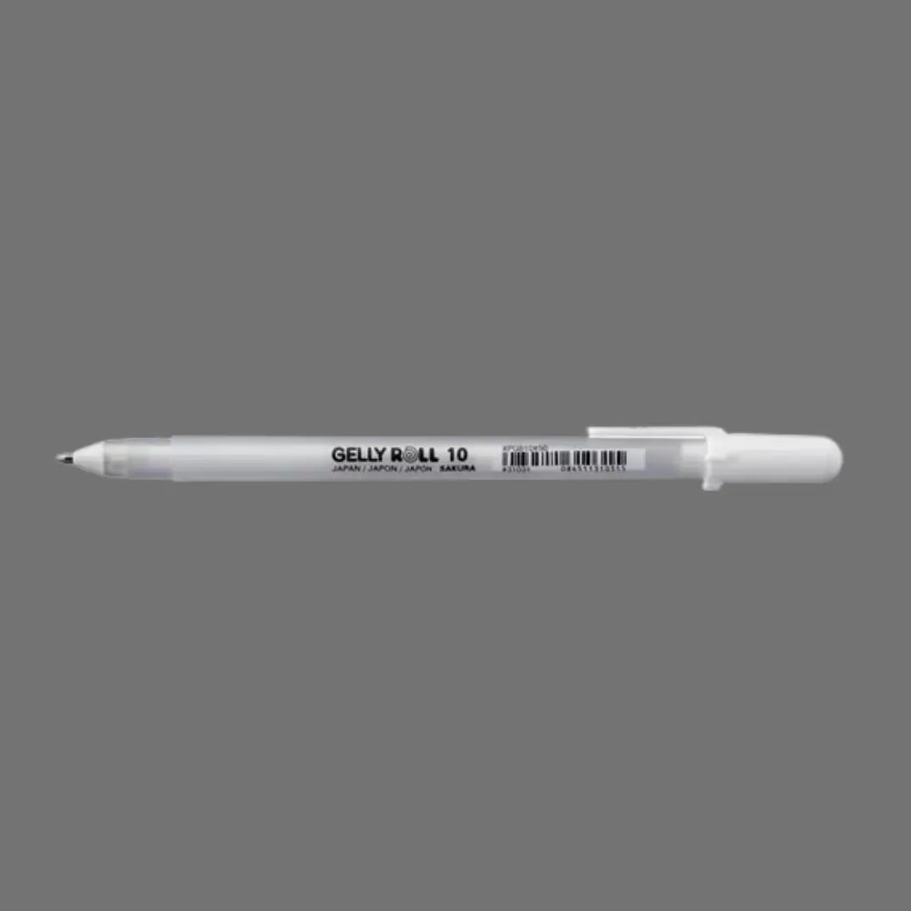 Gelly Roll, Weiss (Bold Nr. 10, 0.5mm)