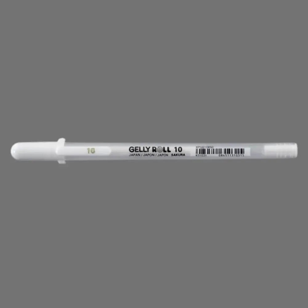 Gelly Roll, Weiss (Bold Nr. 10, 0.5mm)