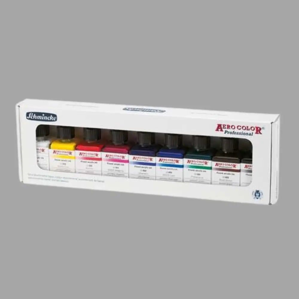 AERO COLOR® Professional -  Finest acrylic ink, Basic Set