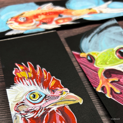 Black Bookmark Pad, 5.5 x 20 cm