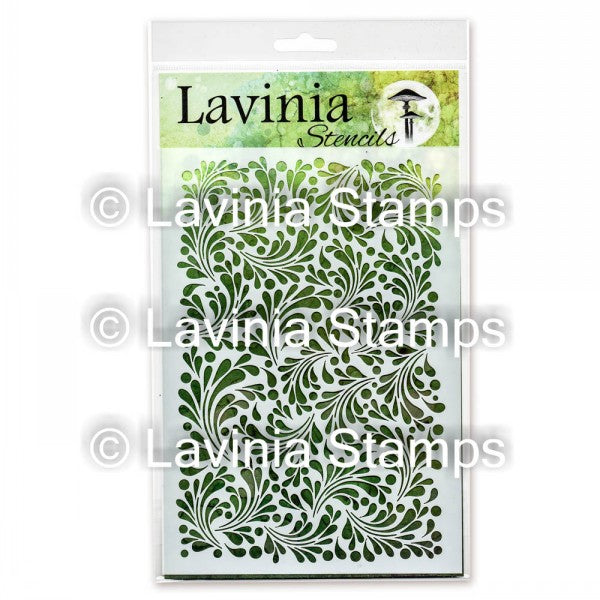 Feather Leaf - Lavinia Stencils, ST014