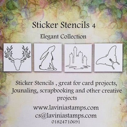 Sticker Stencils 4 - Elegant Collection