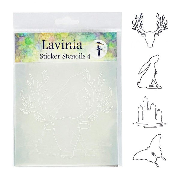 Sticker Stencils 4 - Elegant Collection