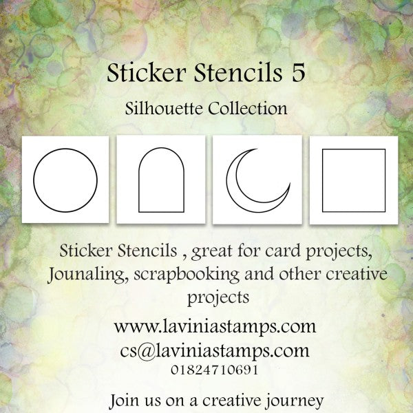 Sticker Stencils 5 - Silhouette Collection