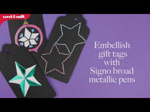 UNI-Ball SIGNO broad Gel-Roller silber